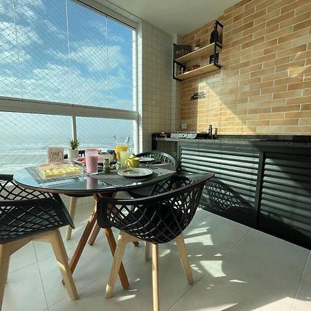 Ap Frente Mar Com Ar-Condicionado E Varanda Gourmet Mongaguá Extérieur photo